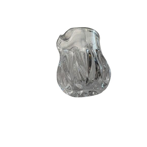 Vintage Clear‎ Glass Individual Creamer with Textured Pattern – Unbranded - Picture 4 of 6